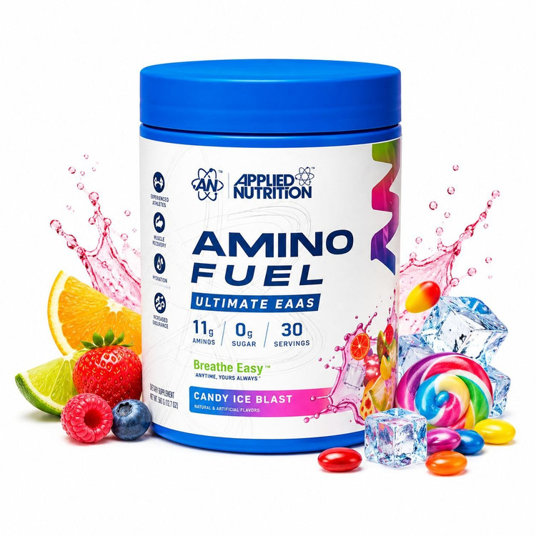 پودر آمینو فیول EAA اپلاید نوتریشن با طعم خنک آبنبات یخی