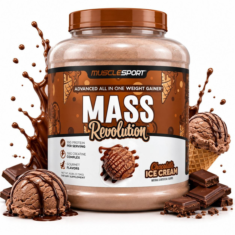 مکمل گینر مس رولوشن ماسل اسپورت اصل