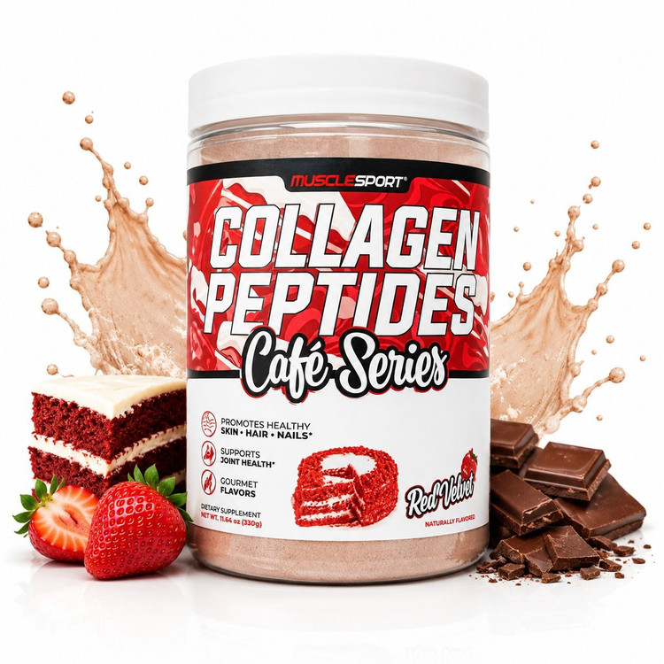 1. پودر کلاژن MuscleSport Collagen Peptides طعم Red V