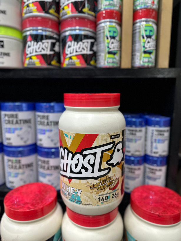مکمل پروتئین وی برند گوست طعم کره بادام زمینی - GHOST Whey.